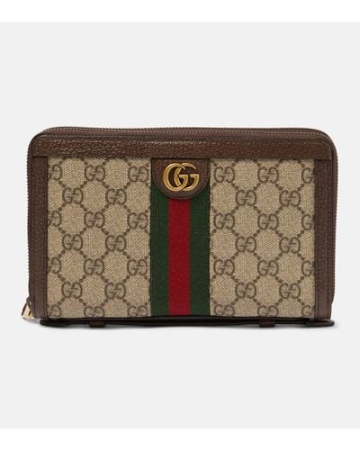 Gucci Ophidia GG Canvas Travel Case - Natural