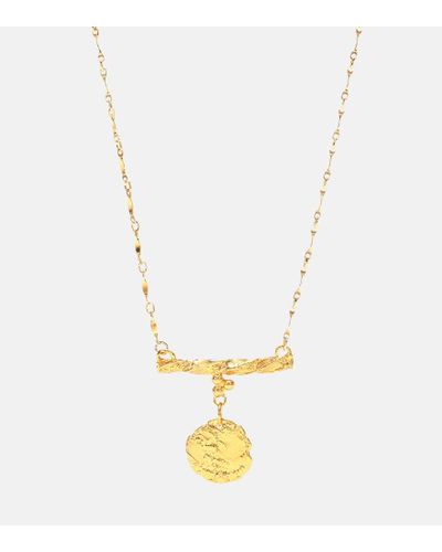 Alighieri Collar The Impossible Horizon de bronce con bano en oro de 24 ct - Metálico