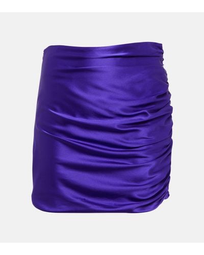 The Sei Mini-jupe en soie - Violet