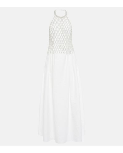 BRUNELLO CUCINELLI, White Women's Long Dress