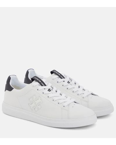 Tory Burch Zapatillas Howel Court de piel - Blanco