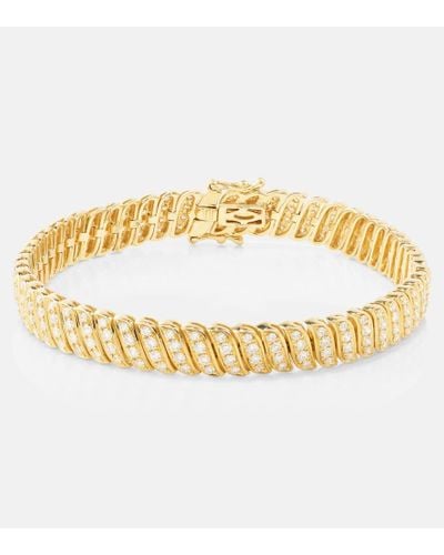 Anita Ko Armband Zoe aus 18kt Gelbgold mit Diamanten - Mettallic