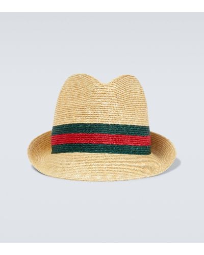 Gucci Straw Bucket Hat - Multicolour