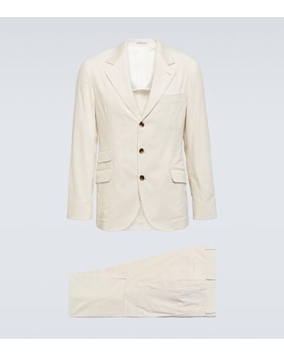 Brunello Cucinelli Costume en coton - Neutre