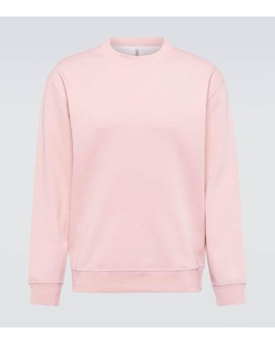 Brunello Cucinelli Sweatshirt aus einem Baumwollgemisch - Pink