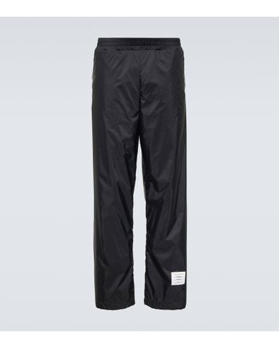 Thom Browne Cricket Stripe Track Trousers - Grey