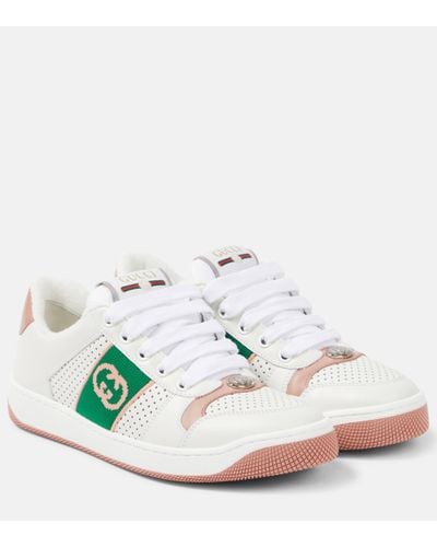 Gucci Trainers With Logo - White