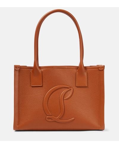 Christian Louboutin By My Side Large Leather Tote Bag - Brown