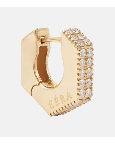 Eera Mini Dado 18kt Yellow Gold Single Earring With Diamonds - Metallic