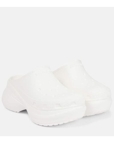 Balenciaga Crocs pantolette - Weiß