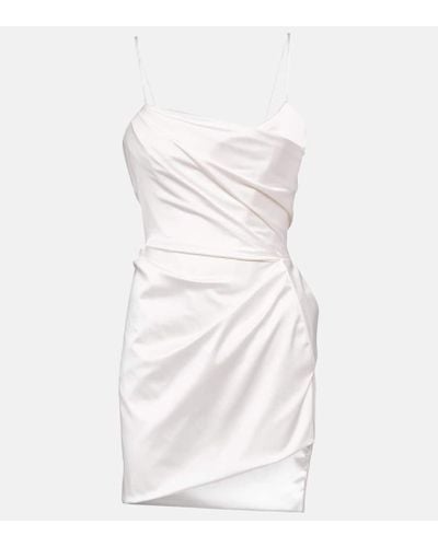 Vivienne Westwood Bridal - Miniabito Venus in raso - Bianco