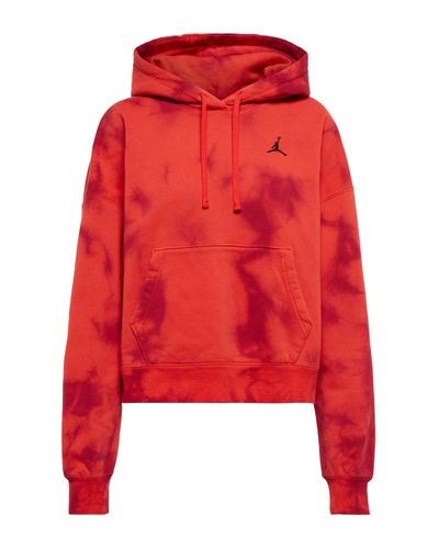 Nike Hoodie Jordan aus Jersey - Rot