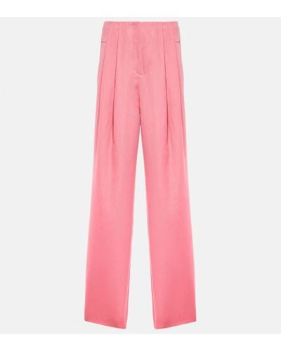 Dorothee Schumacher Colorful Lightness Wide-leg Pants - Pink