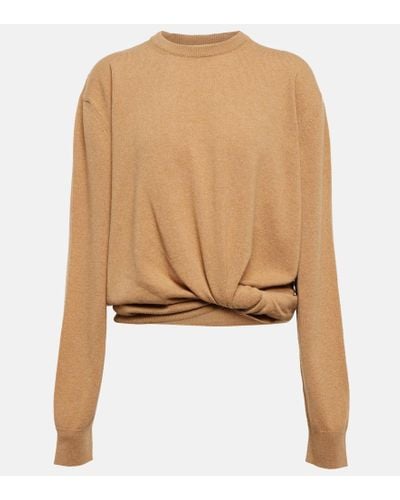The Row Melino Cashmere Sweater - Natural
