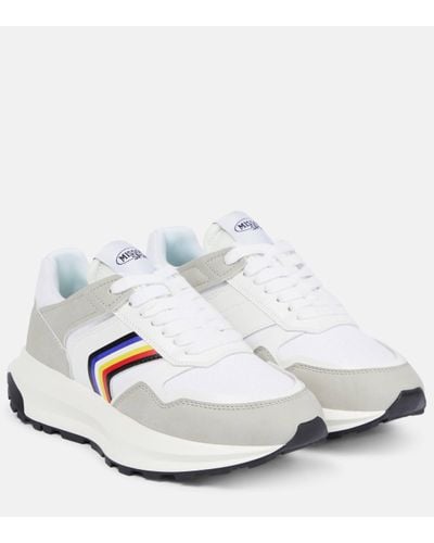 Missoni Suede-trimmed Trainers - White