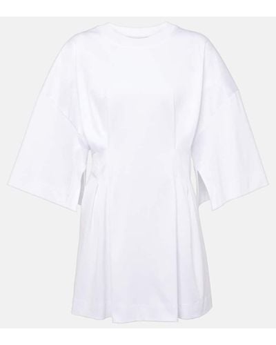 Max Mara T-Shirt Giotto aus Baumwoll-Jersey - Weiß