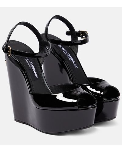Sandales compensées Dolce & Gabbana pour femme | Réductions en ligne  jusqu'à 57 % | Lyst
