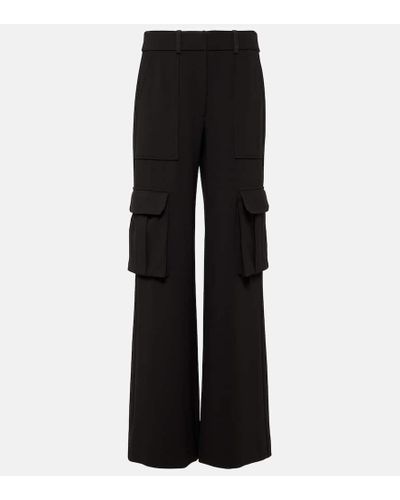 Veronica Beard Saul High-rise Cargo Pants - Black