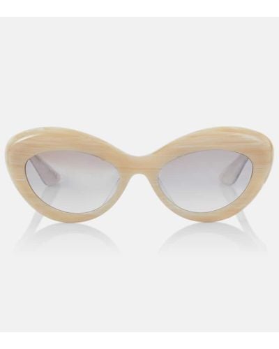 Khaite X Oliver Peoples Cat-Eye-Sonnenbrille 1968C - Weiß