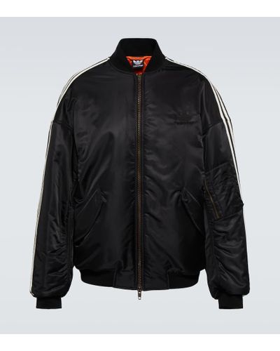 Balenciaga X Adidas Bomber Jacket - Black