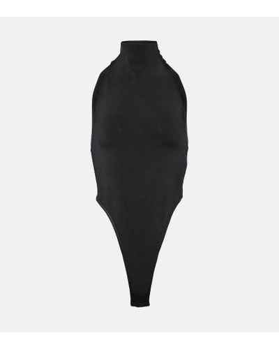 Alaïa Jersey Bodysuit - Black