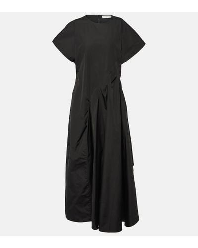 Co. Tton Poplin Maxi Dress - Black