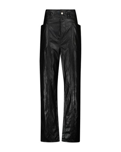 Isabel Marant Tessini Faux Leather Pants - Black