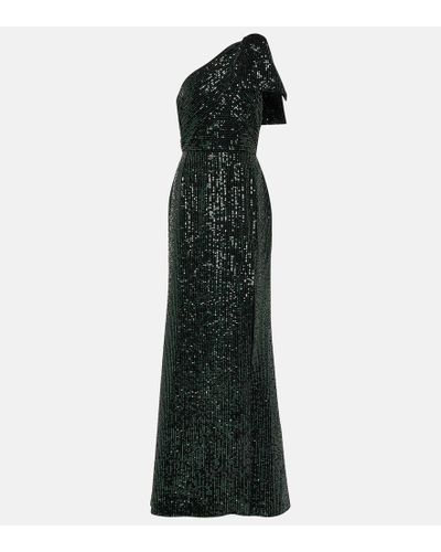 Elie Saab Vestido de fiesta en mezcla de seda - Negro