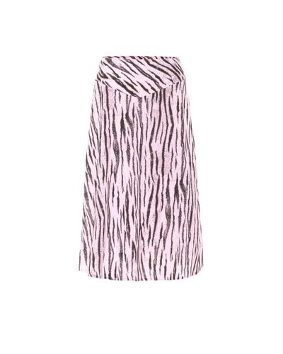 Baum und Pferdgarten Exclusive To Mytheresa – Senga Tiger-print Midi Skirt - Pink