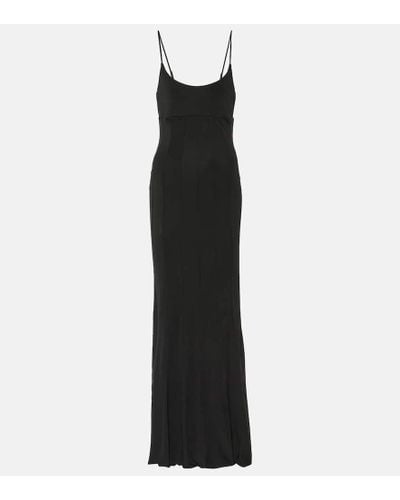 STAUD Lauren Jersey Maxi Dress - Black