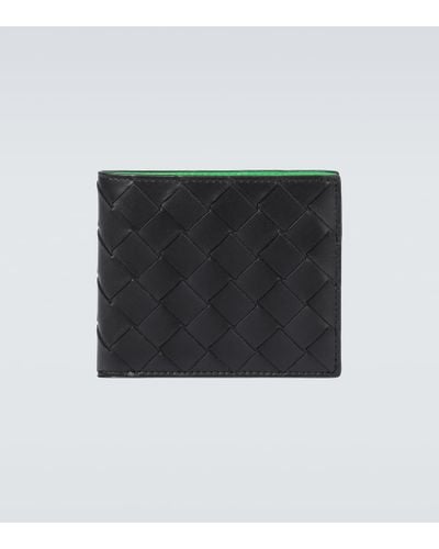 Bottega Veneta Intrecciato Leather Bifold Wallet - Black