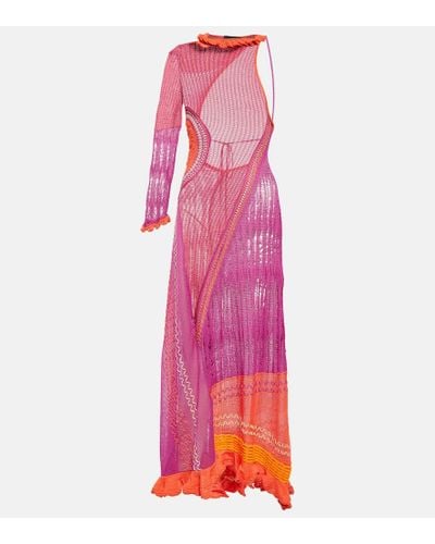 Roberta Einer Bianca Cotton Maxi Dress - Pink