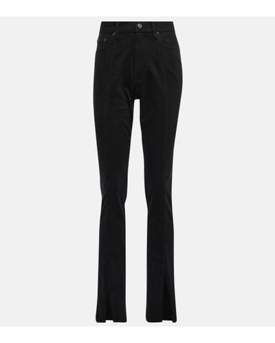 Polo Ralph Lauren Jean slim a taille haute - Noir