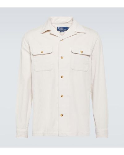 Polo Ralph Lauren Camisa de pana de algodon - Neutro