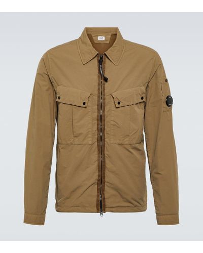 C.P. Company Jacke aus Flatt Nylon - Grün