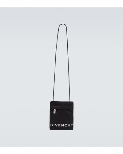 Givenchy Pochette pour telephone a logo - Blanc