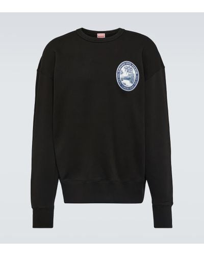 KENZO Sweatshirt aus Baumwoll-Jersey - Schwarz