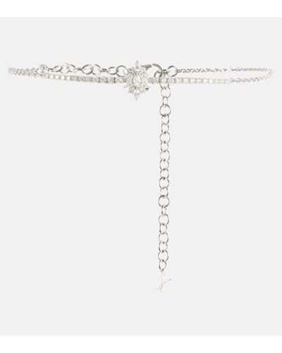 YEPREM Halskette aus 18kt Weissgold mit Diamanten - Weiß