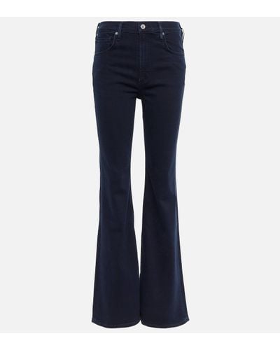 Citizens of Humanity Isola Mid-rise Cropped Jeans - Blue