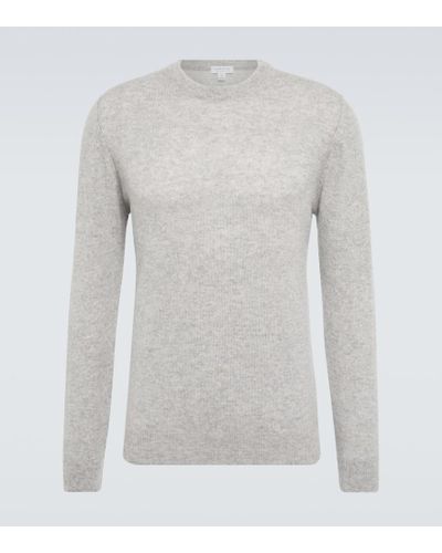Sunspel Cashmere Sweater - Gray