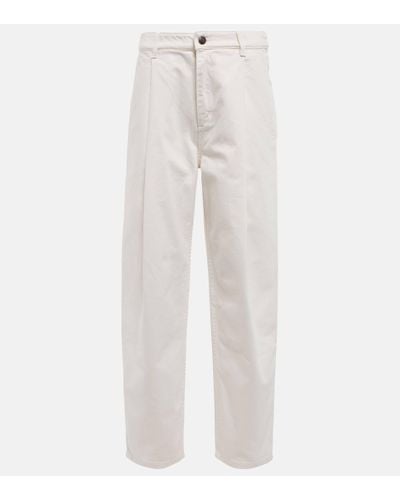 Magda Butrym High-rise Straight Jeans - White