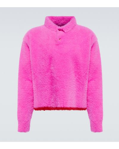 Jacquemus Le Polo Neve Sweater - Pink
