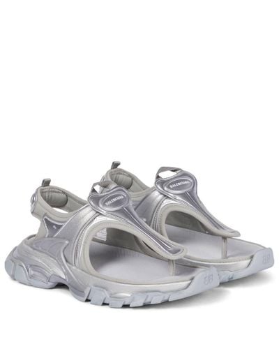 Balenciaga Track Sandals - Gray