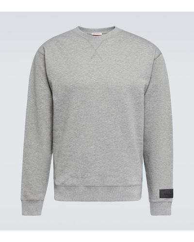 Valentino Cotton Jersey Sweatshirt - Gray