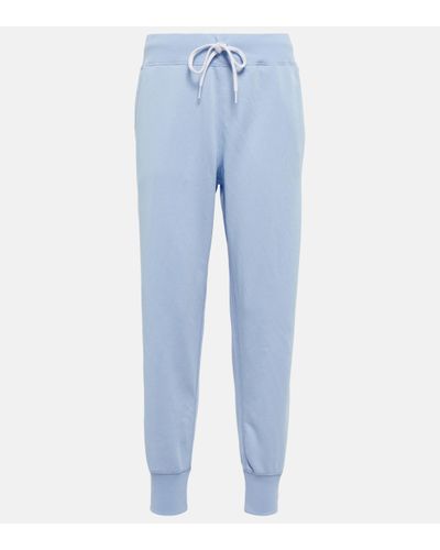 Polo Ralph Lauren Pantalon de survetement en coton melange - Bleu