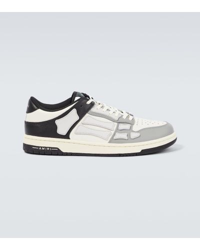 Amiri Sneakers Skel Top Low aus Leder - Weiß