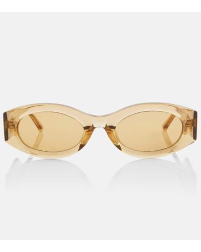 The Attico X Linda Farrow Sonnenbrille Berta - Natur