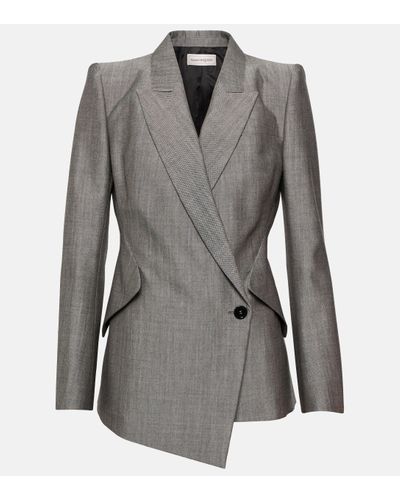 Vestes sport, blazers et vestes de tailleur Alexander McQueen pour femme |  Réductions en ligne jusqu'à 55 % | Lyst