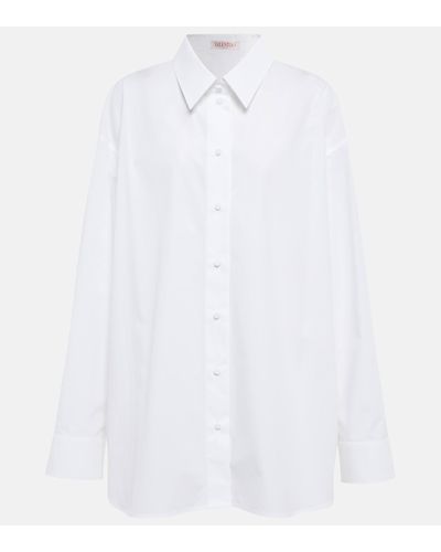 Valentino Cotton Poplin Shirt - White