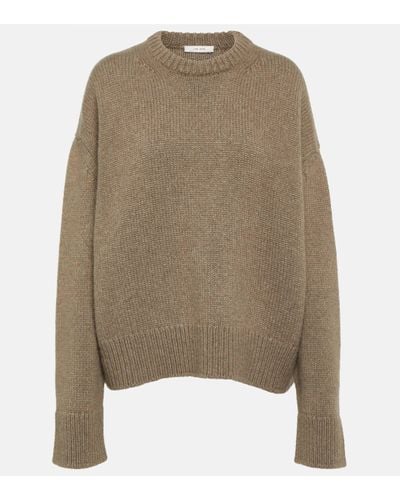 The Row Dines Cashmere And Mohair Jumper - Natural